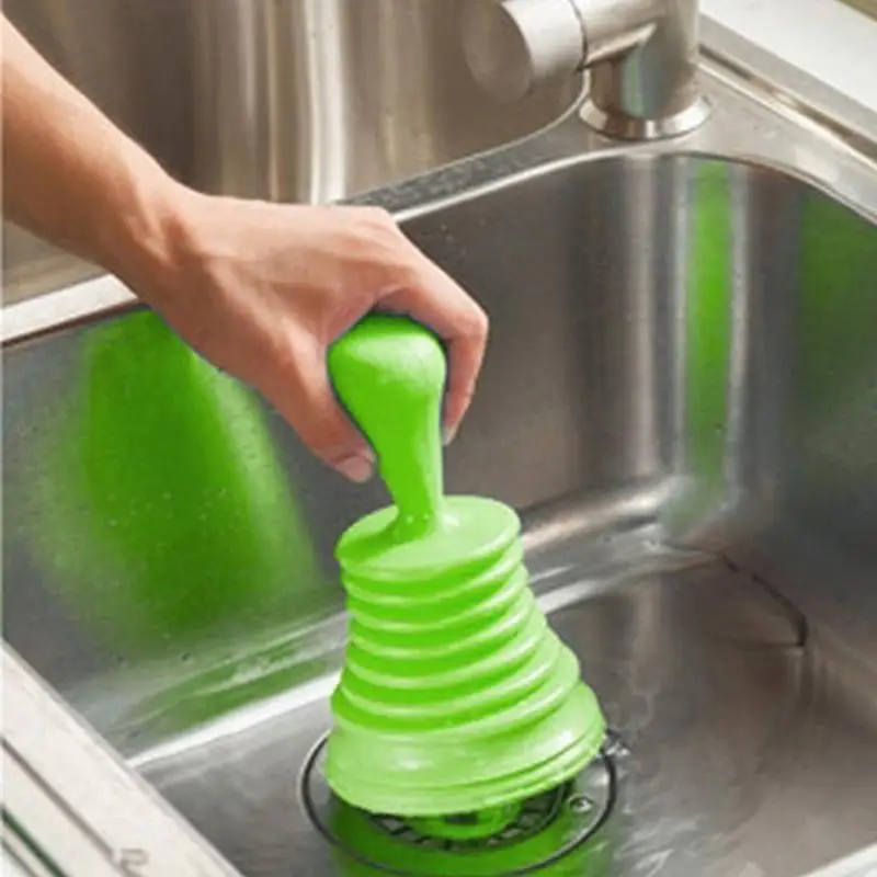 Drain Cleaners Wholesale Household Powerful Sink Pipe Pipeline Dredge Suction Cup Toilet Plungers