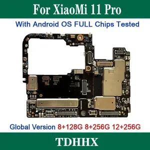 Bilashmart Global Version Motherboard Xiaomi Mi 11 11Pro 11 Ultra Good Tested Work Mainboard Logic Circuit Plate Mi11 Lite