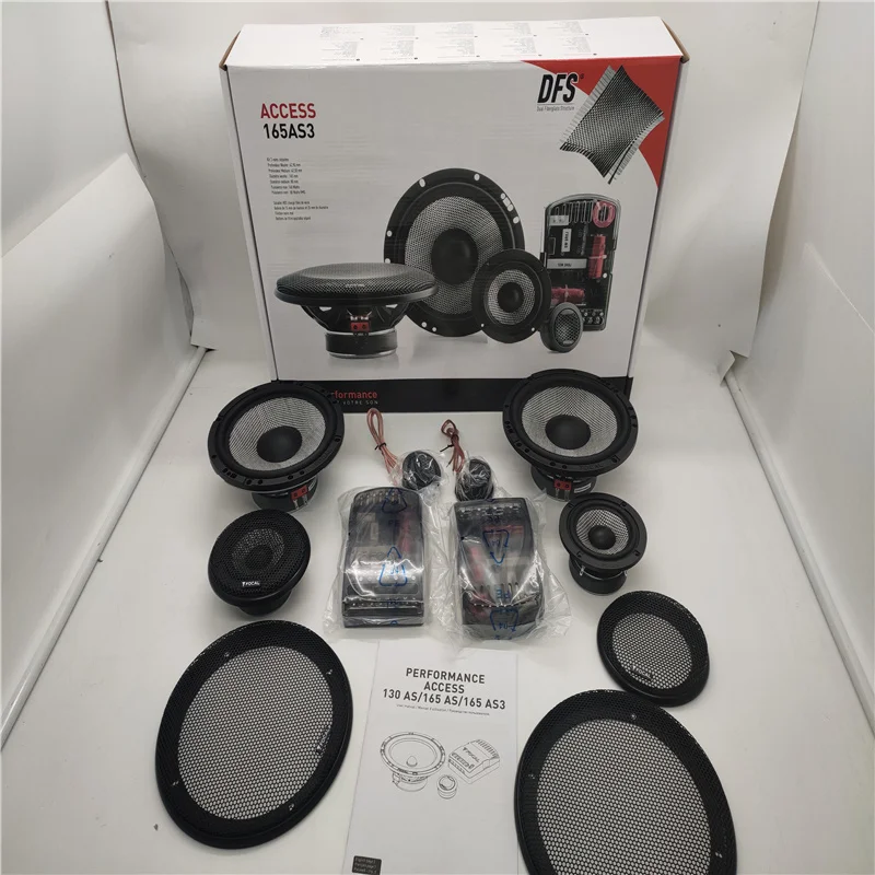 

Free Shipping 3 Sets FOCAL ACCESS 165AS3 3-Way Component Car Speakers 16.5cm 6.5" 160W Genuine Focal Made In French In Stock