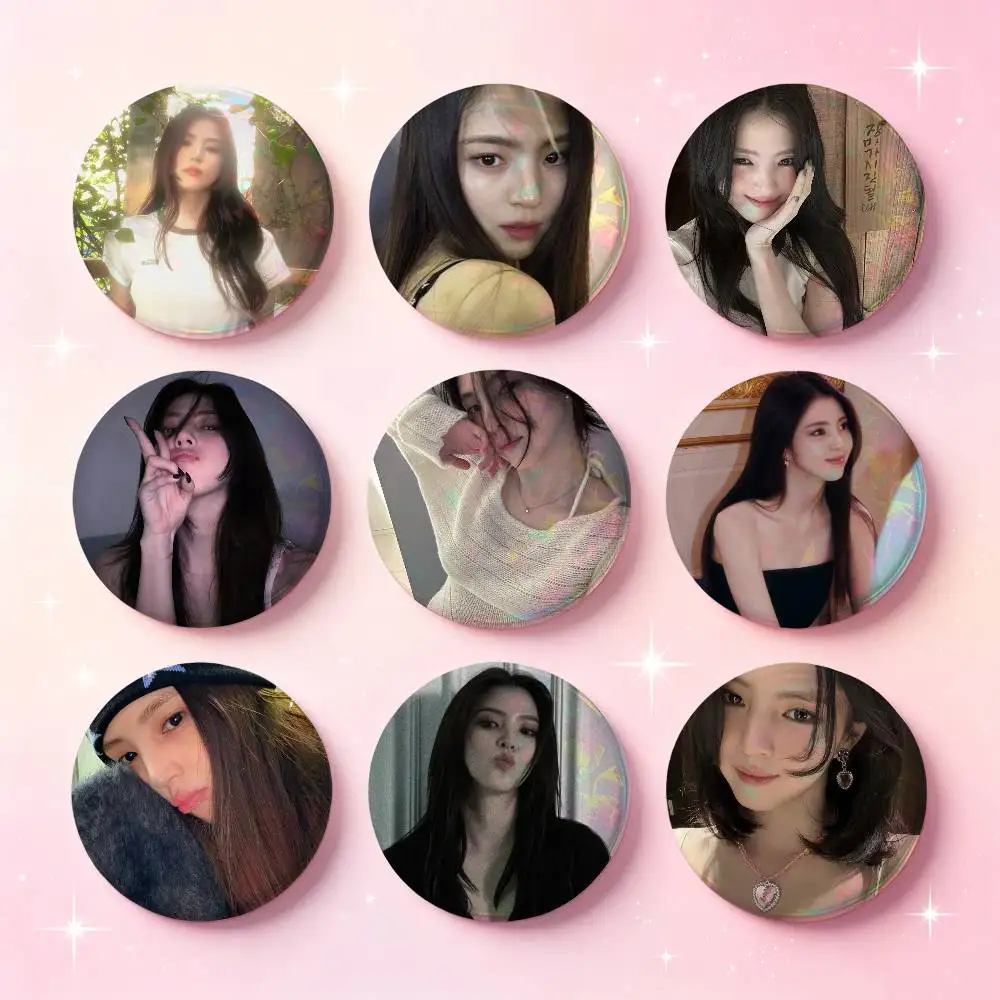 Han Sohee Badges 25 32 44 58 75 Mm Round Cosplay Pin Bag Decor Fans Collect Friends Gifts Brooch Souvenir