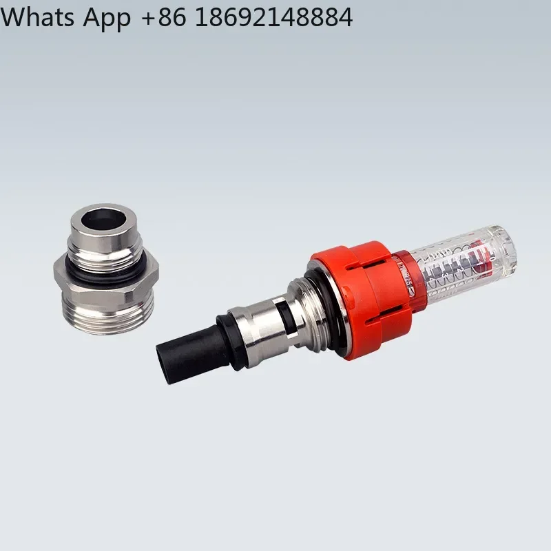 For floor heating water separator flowmeter spool visual flow valve precise temperature control water separator accessories