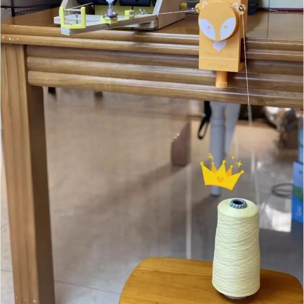 Automatic Yarn Winder Machine Household Desktop Wool Winding Machine Yarn Cone Splitting Rewinding Tool For Knitting Crochet DIY