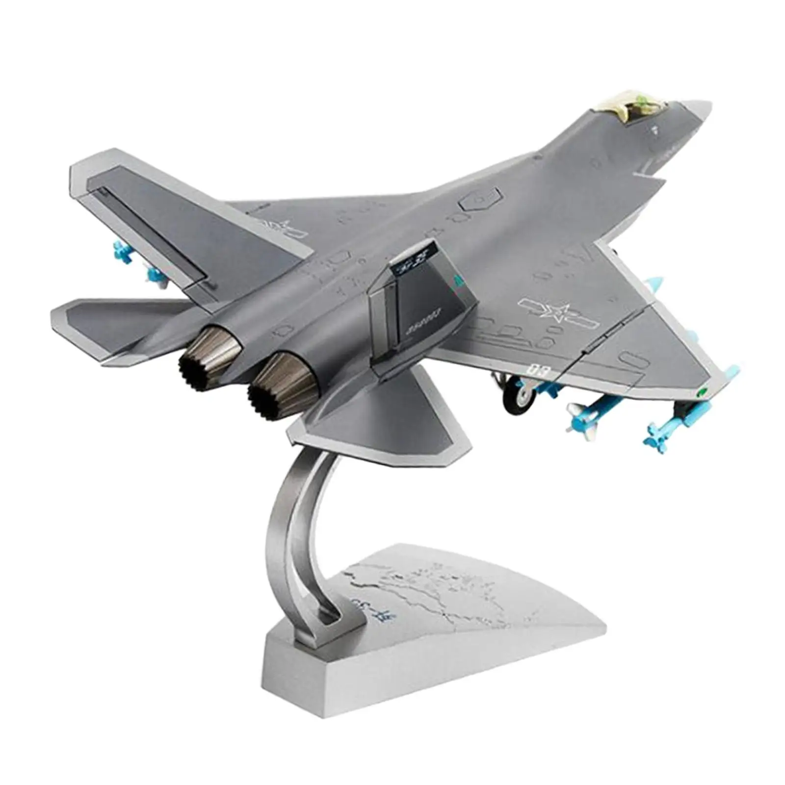 1/48 Scale J35 Fighter Souvenir Tabletop Decor Aircraft Diecast Alloy Model for Office Bedroom Living Room TV Cabinet Shelf