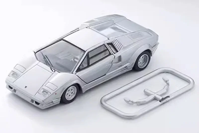 

TLV 1:64 Countach 25th Silver Diecast Model Car