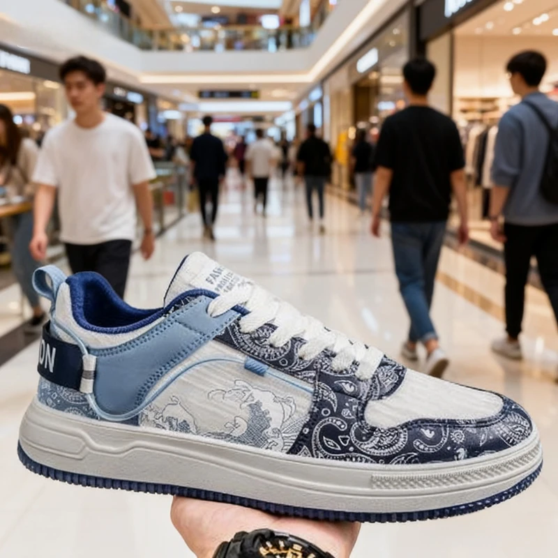 

2025 Summer Sneakers Man Male Skateboarding Shoes Increased Height Low Top Sports Walking Shoes Snug Durable Trendy Versatile