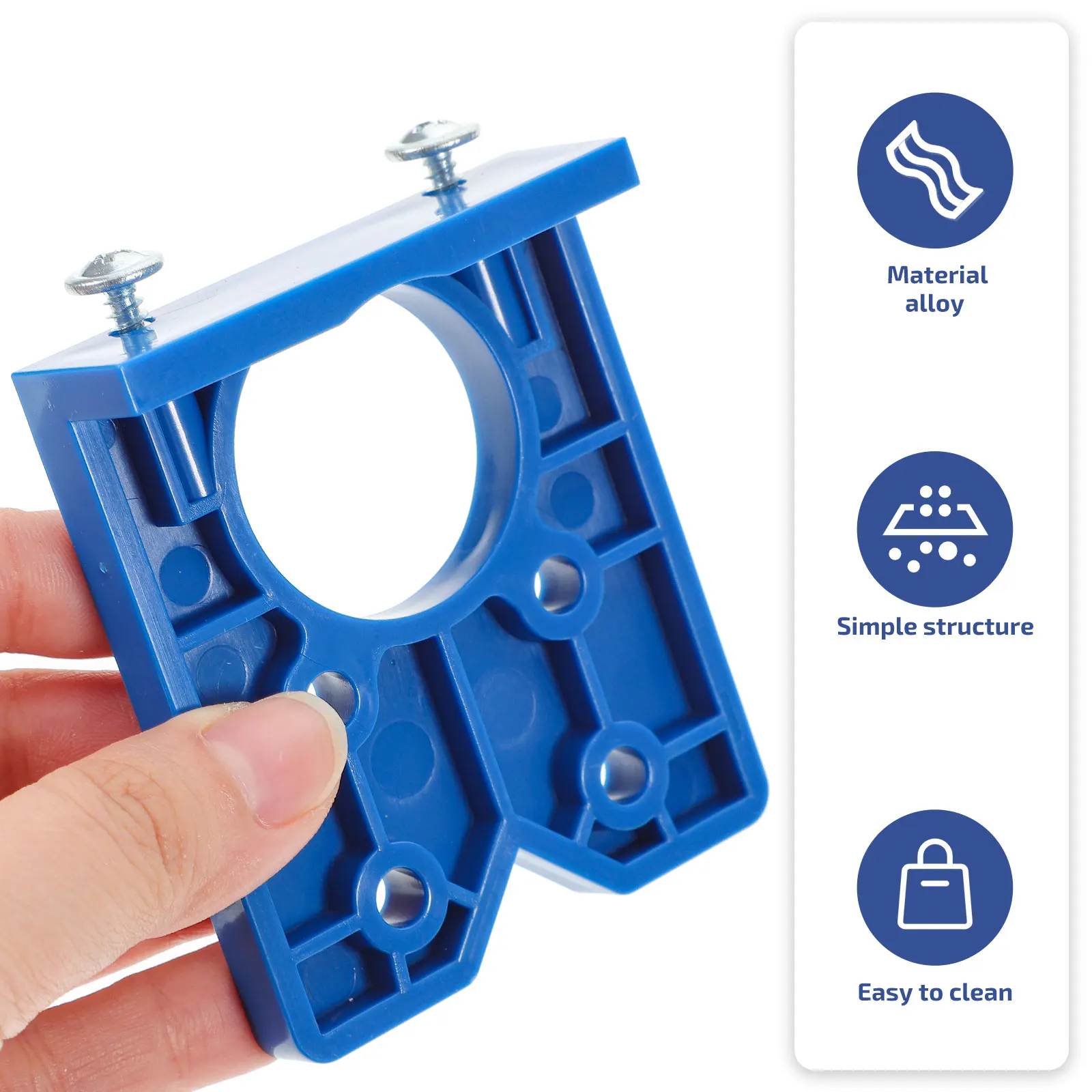 Door Hinge Hole Drill Guide Locator Cabinet Handle Template Tool Concealed Hinge Drilling Template Cabinet Installation