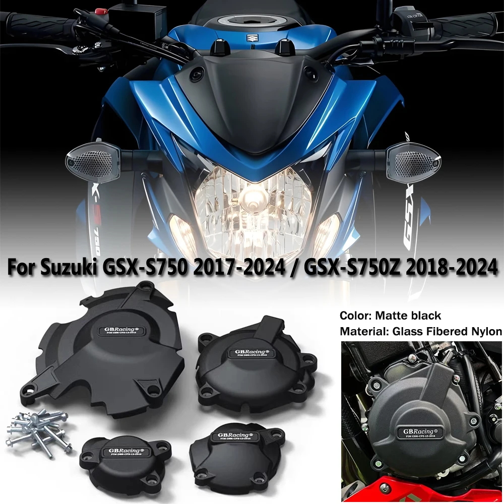 

for Suzuki GSX-S750 2017-2024 GSXS 750 GB racing engine protective cover GSX-750 accessories and modifications