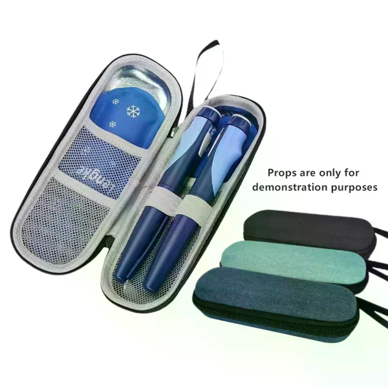 Portable Diabetic Insulin Cooling Bag Protector Refrigerated High Capacity Medical Cooler Organizer Travel Case