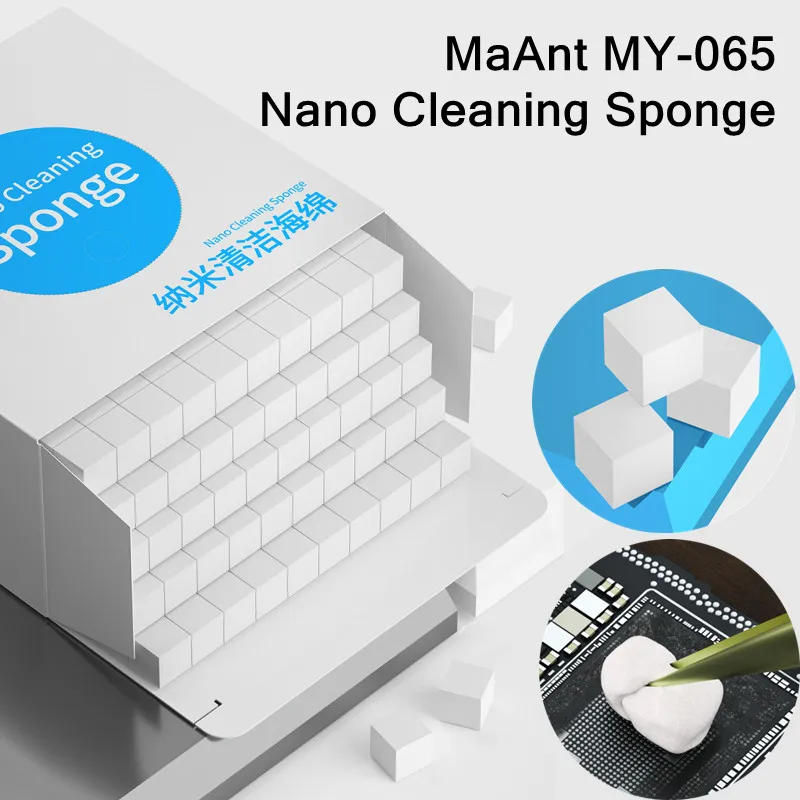 

MaAnt MY-065 нано-очищающая губка с высокой адсорбцией, чип материнской платы мобильного телефона, задний стеклянный экран, рамка камеры, инструмент для удаления пыли