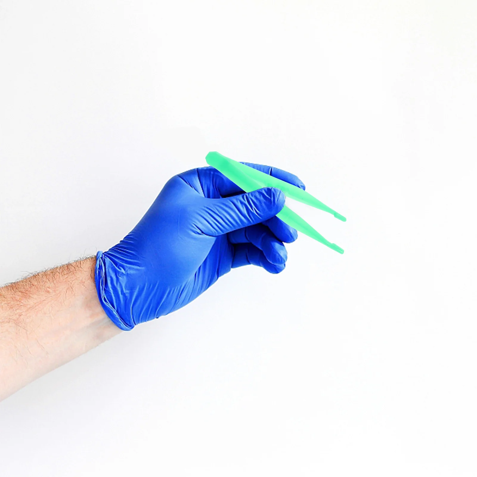 15Pcs Plastic Tweezers for Crafts Bead Handling Sticker Placement First Aid Home Office Hospital Multi Purpose Tool