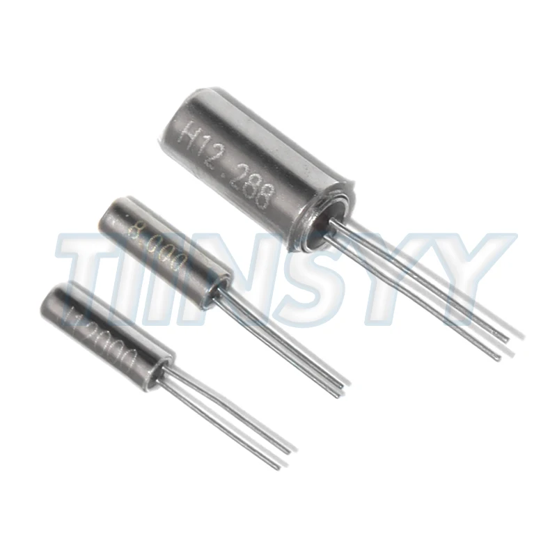 10pcs 2*6MM 3*8MM Oscillator Quartz Crystal Cylinder 32.768KHz 8MHz 12MHz 16MHz 24MHz Frequency Resonator 2x6 3x8