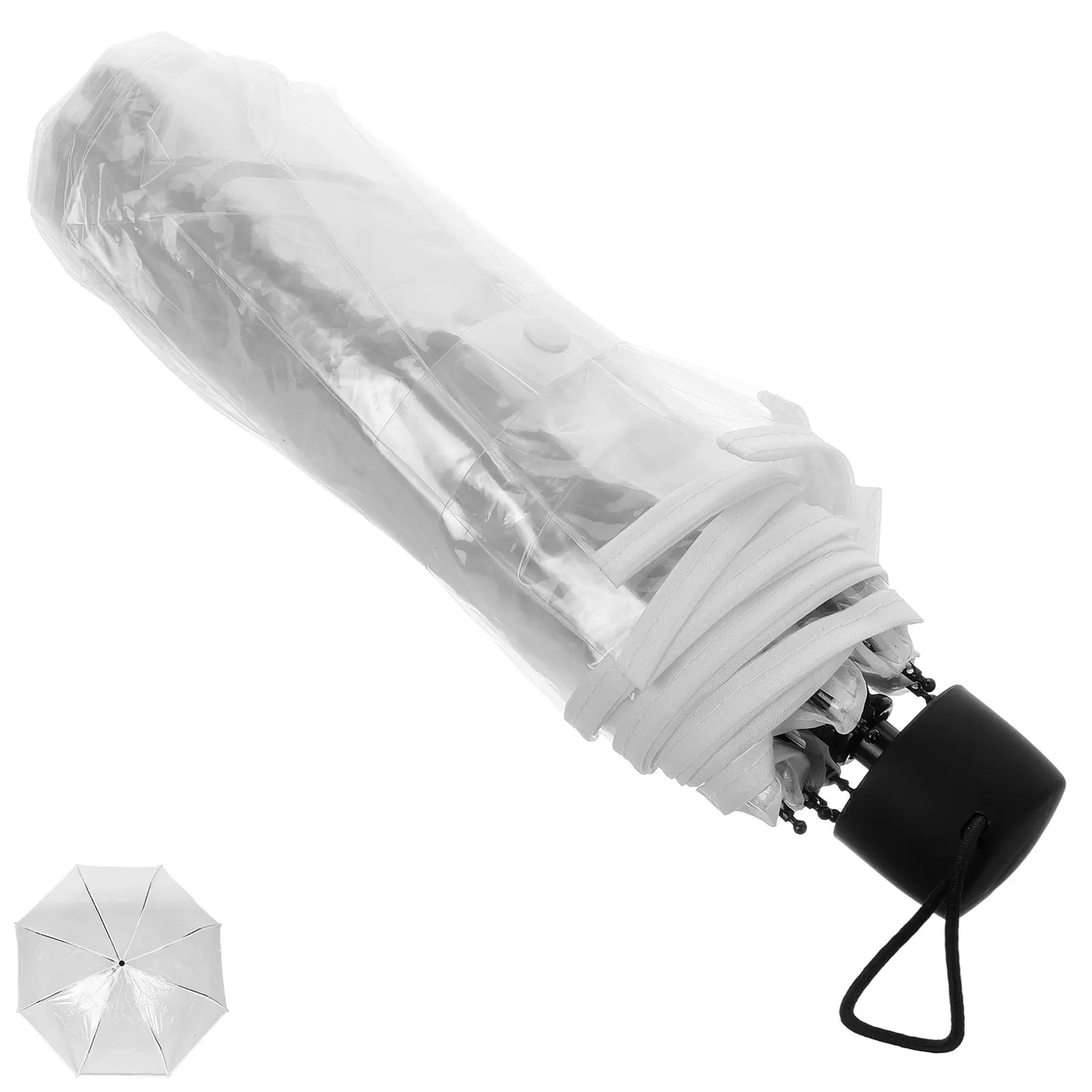 

Автоматический складной зонт, прозрачный, ветрозащитный, компактный, легкий, портативный, для путешествий, походов, активного отдыха, прочный и надежный.