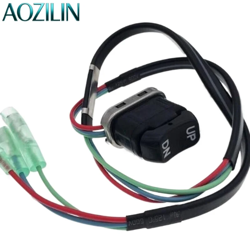 AOZILIN Trim Tilt Switch Assembly 703-82563-31 703-48222 For 703 Remote Control Box Outboard Motor