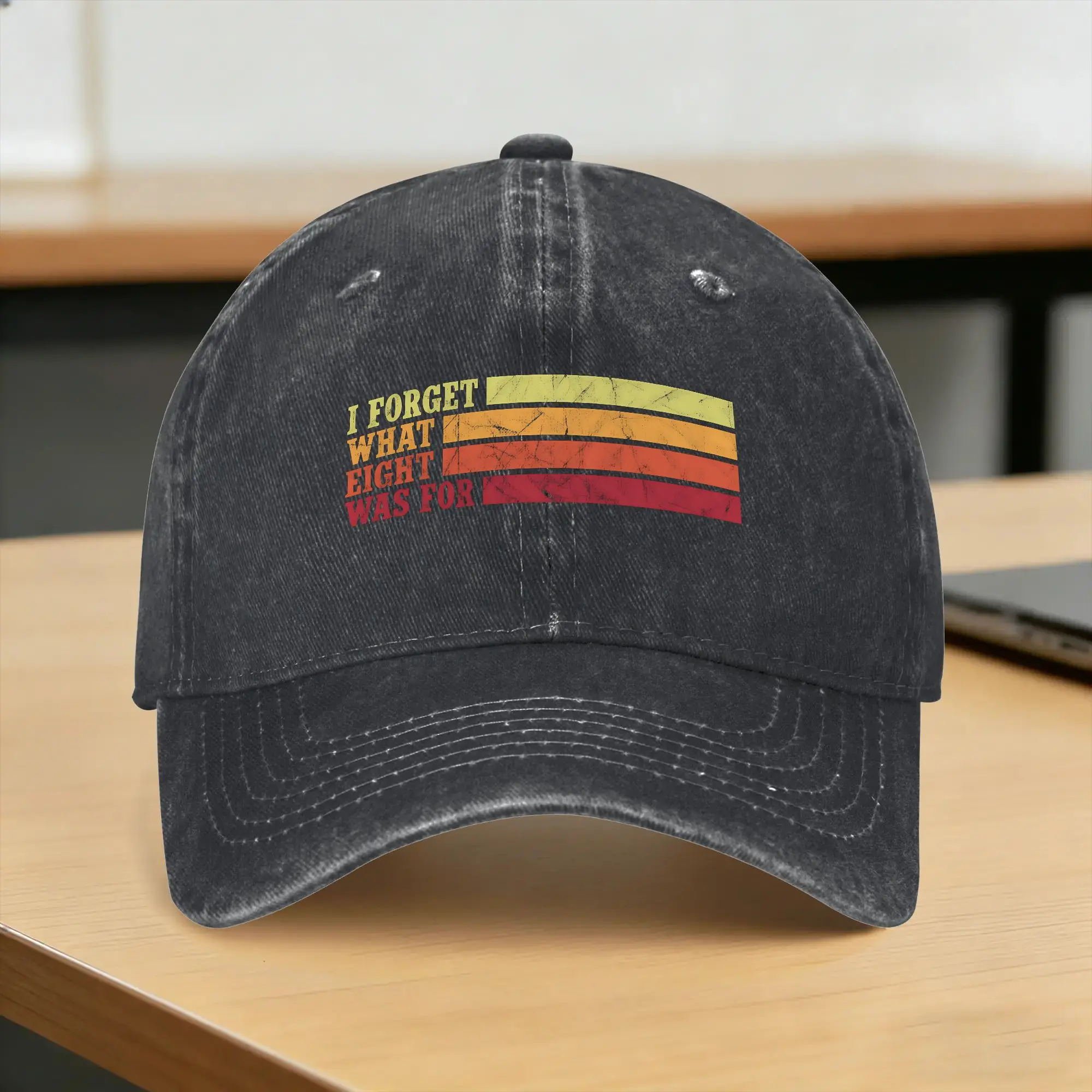 I Forget What Eight Was For 80's Rock Music Sun Baseball Cap  Men Women Print Trucker Hat Summer y2k Cool Hunting Snapback Cap