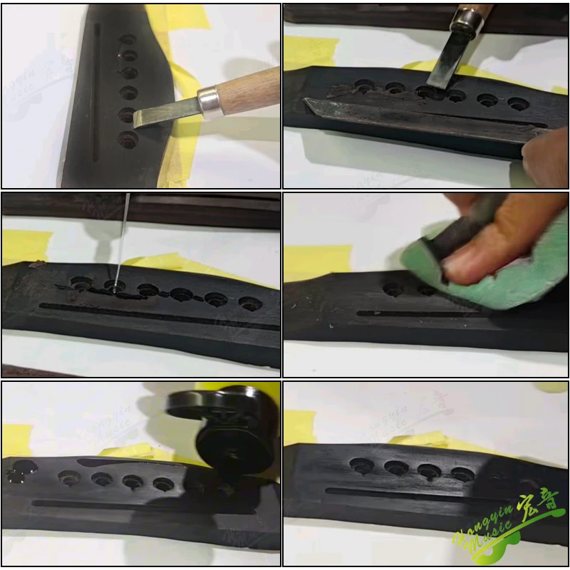30g Ebony Wood Powder Guitar Repair: Crack and Crack Repair, Filling, Restoration, Repair Materials and Accessories