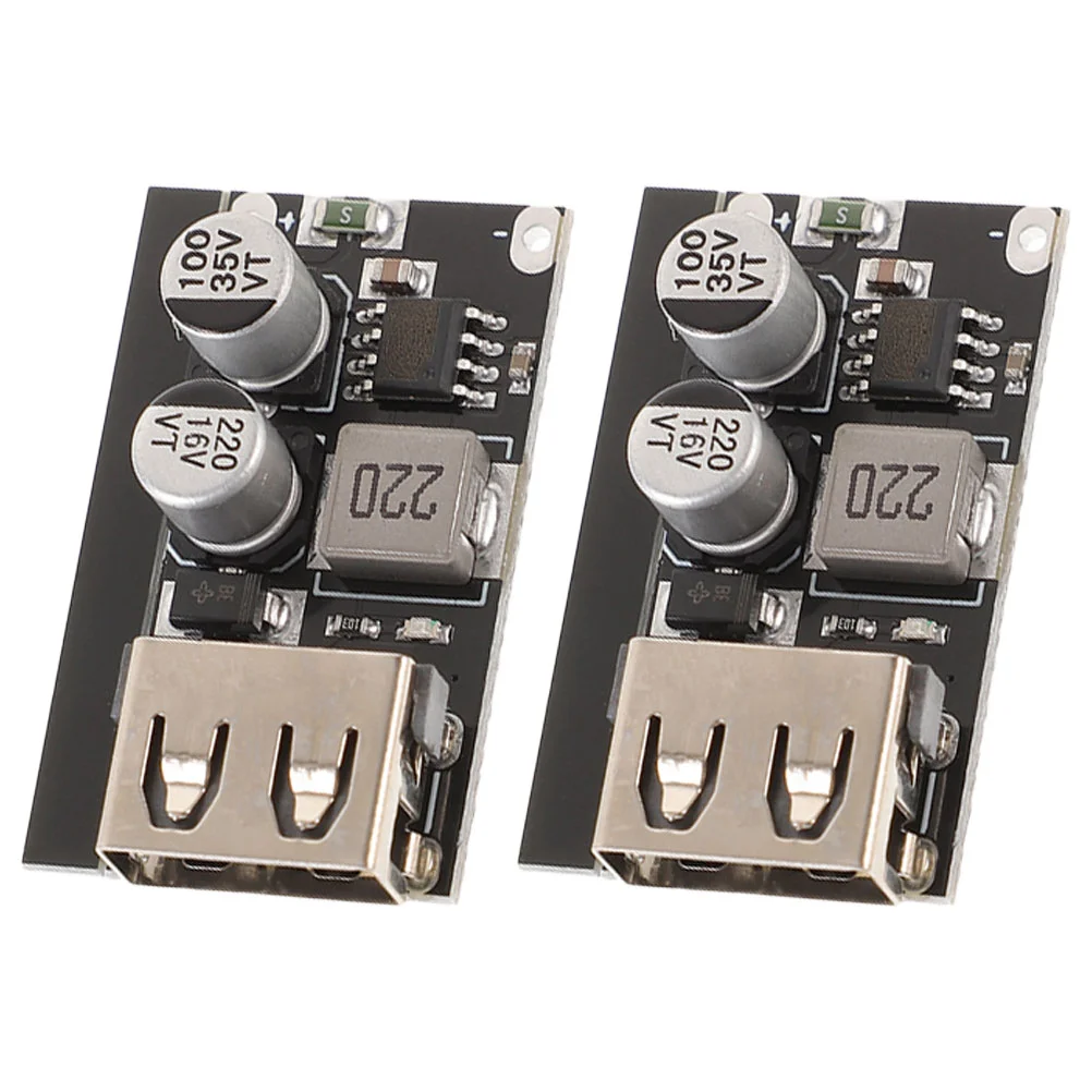 

2 Pcs Fast Charging Module DC Converter 12V24V to 3.0 USB Stable Power Supply Regulator Multi Use Voltage
