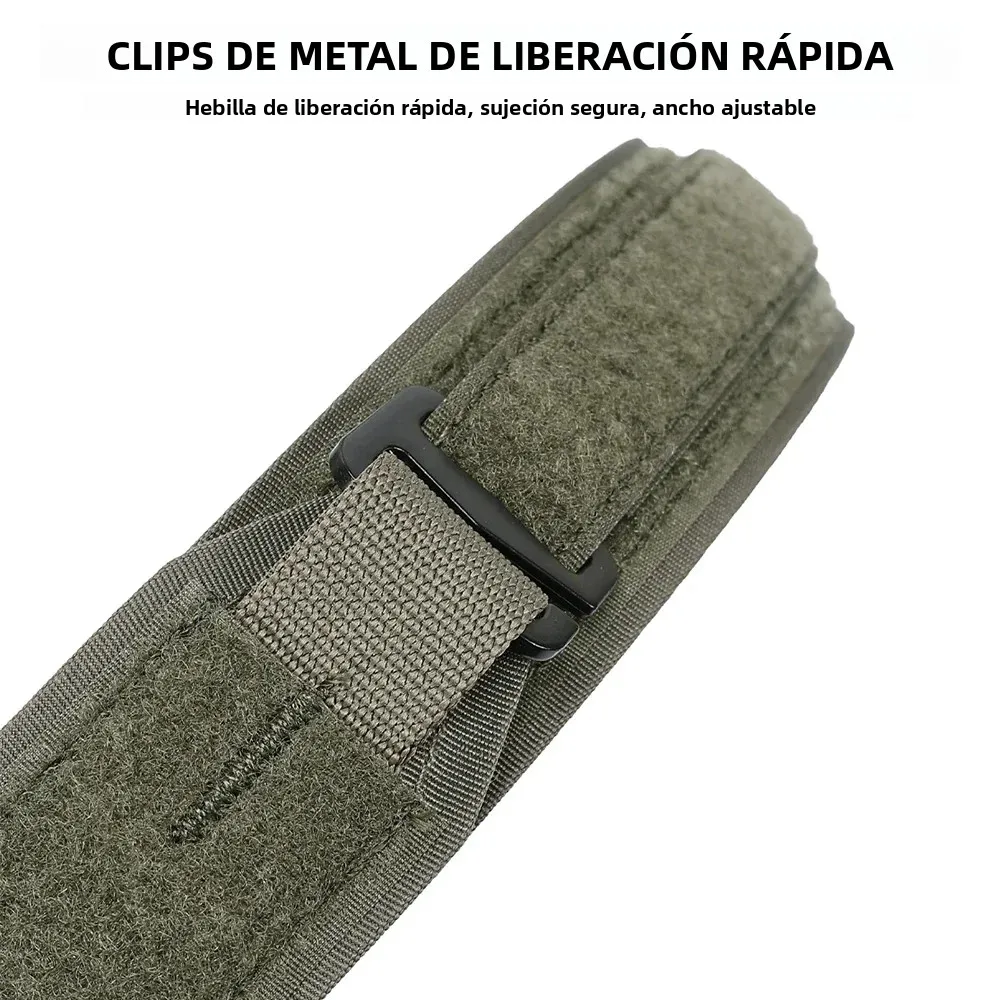 SINAIRSOFT Cinturón táctico nylon liberación rápida para airsoft - imagen 3