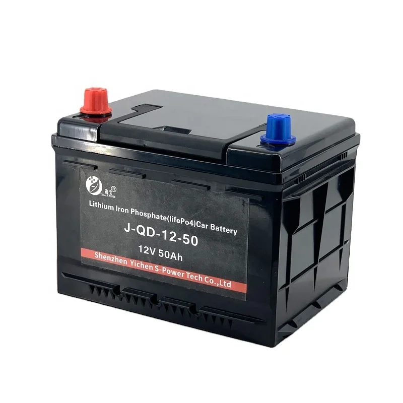 Lithium iron Phosphate Auto Battery 12v 50Ah CCA750 Car Motorhomes LiFePO4 stop-start ESS Dual use LFP battery