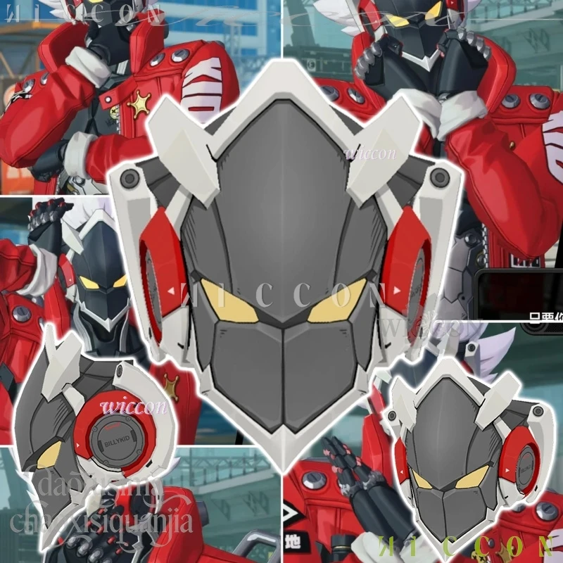 

Костюм Билли Детского Воришки, 3D-маска из полимолочной кислоты, реквизит, аксессуары, маска героя Хеншин, Хэллоуин, косплей, аниме, игра Zenless Zone Zero