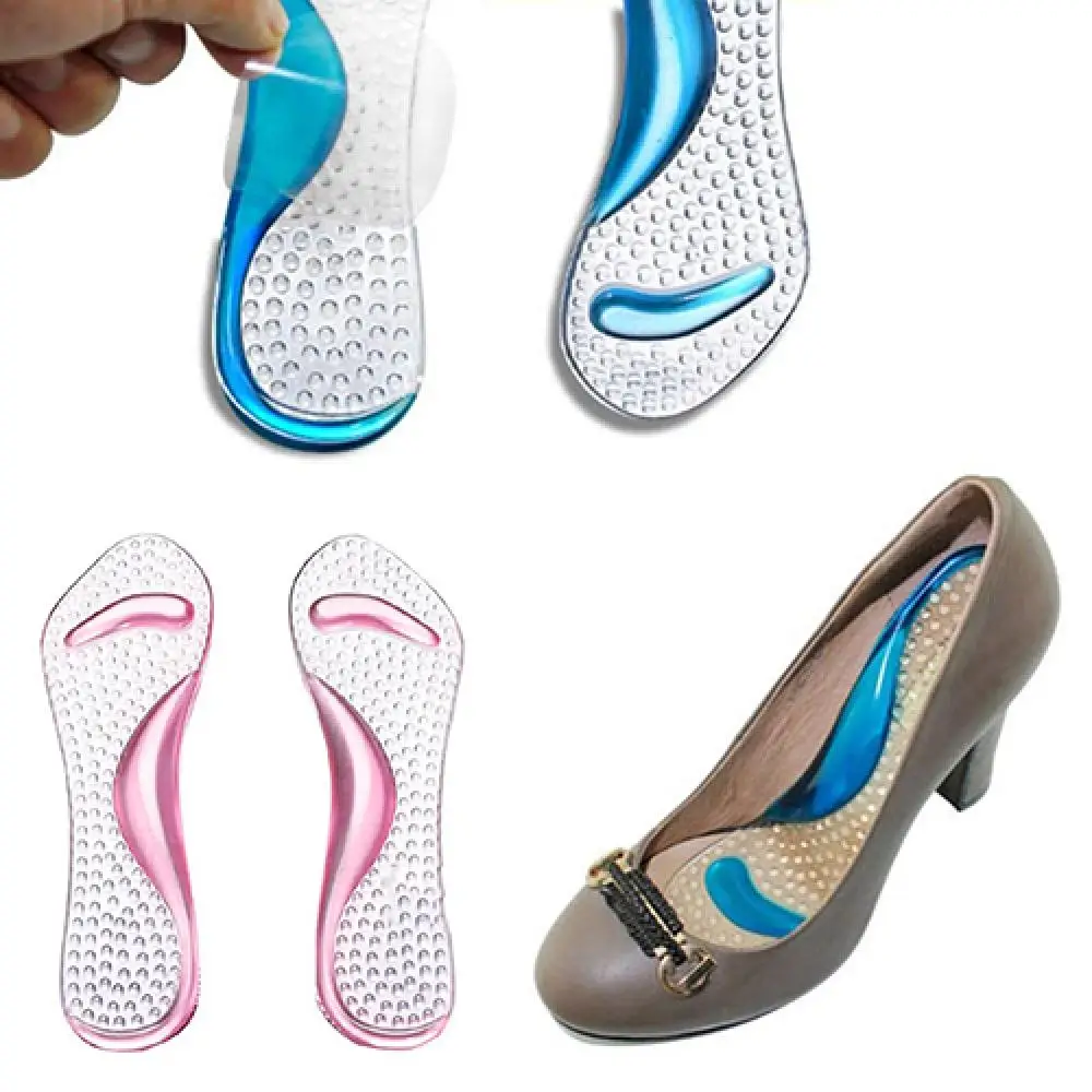 Women Shoe Pad Non-Slip Sandals High Heel Arch Cushion Arch Support Silicone Gel Pads Shoes Deodorization