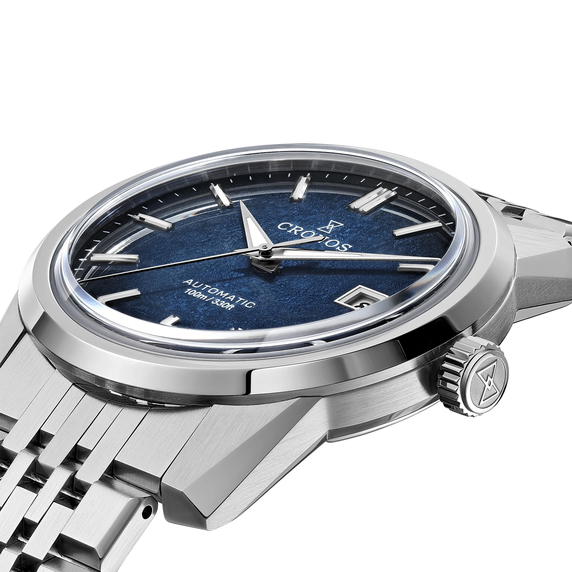 Cronos Sea Master 300 Diver Watch NH35 200M Black Blue