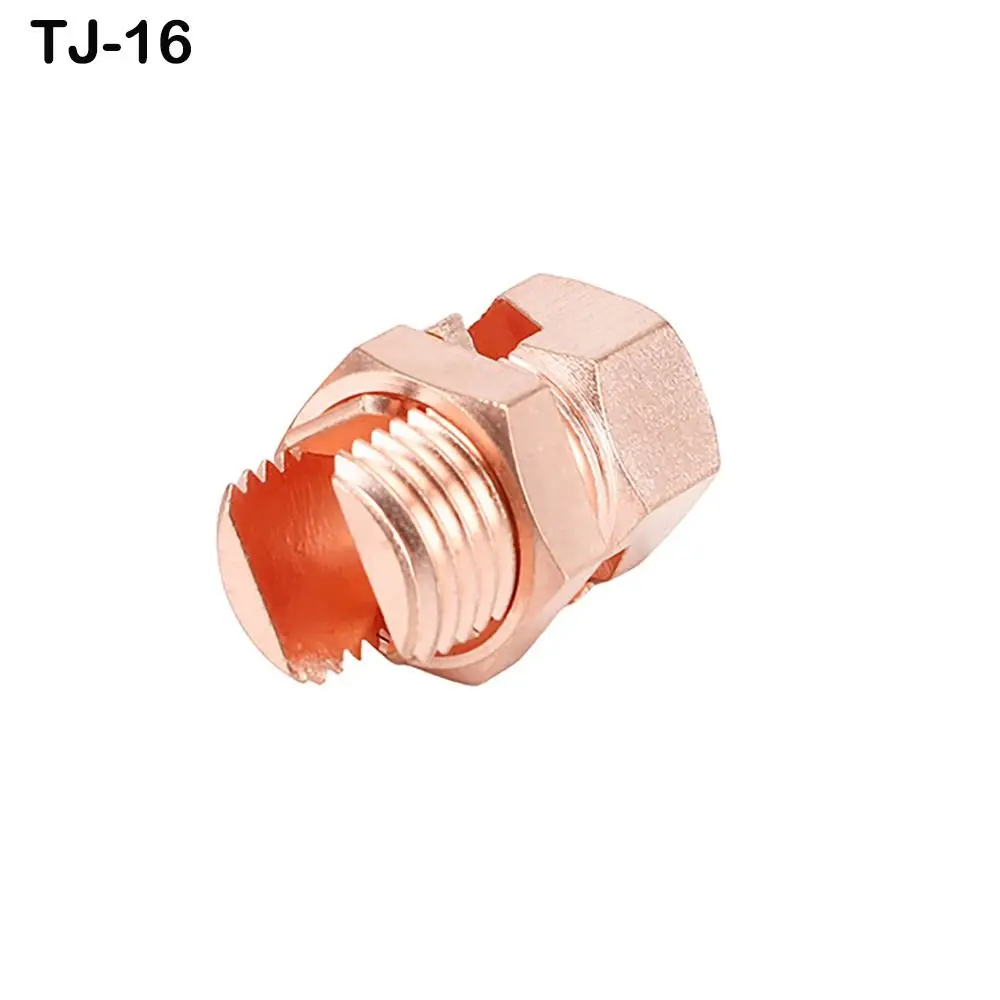 Electrical Equipment Copper Split Bolt Connector Rose Gold Cord Bolt Wire Clips Cable