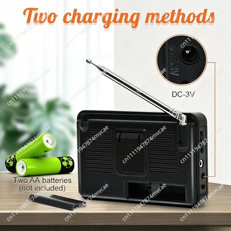 R-9012 FM/AM/SW Radio 12 Bands Portable Receiver Radio High Sensitivity Selectivity Low Noise FM/AM/SW Radio