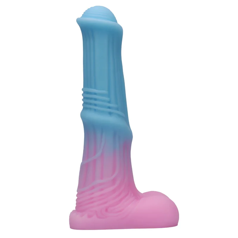 Anal Plug Blue Pink Horse Cock Monster Dildo Anal Dilator Female Vagina Buttocks G-Spot Stimulation Masturbator SM Adult Sex Toy view 6