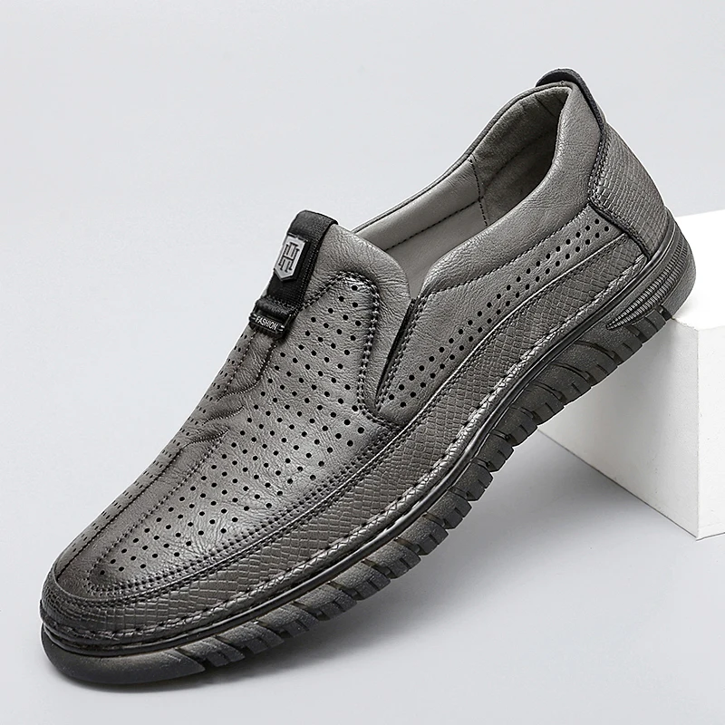 

Fashionable New Men's Comfortable Anti Slip Outdoor Wear-resistant Sports Shoe Brand Summer Breathable Hollow Hole Casual Shoes