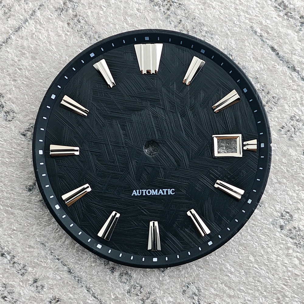 NH35 33.5mm Watch Dial Aseptic GS Custom Logo Dial Replacement Parts for NH35 Movement Watch Modification Accessories