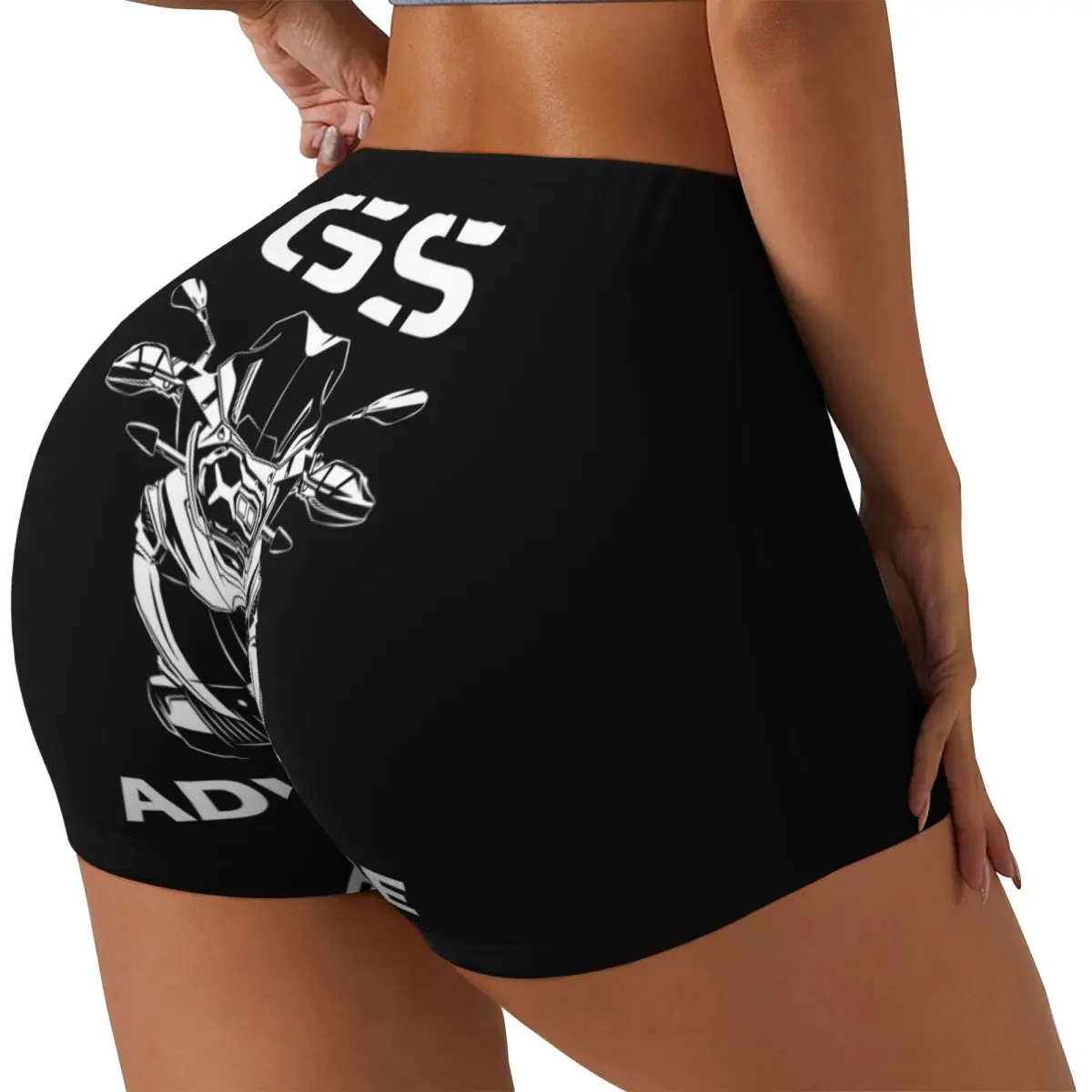 Custom GS Adventure Motorbike 1250 Motorcycle Biker Running Gym Shorts Women's Athletic Workout Yoga Shorts