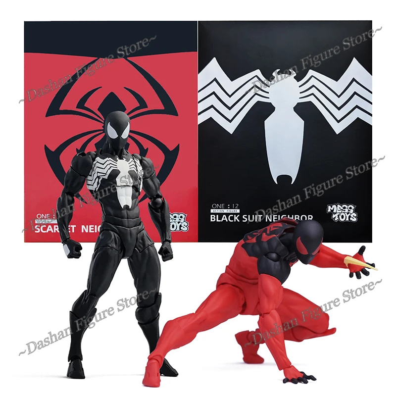 

Аниме Симбиот Человек-Паук Алый Паук Фигурка Коллекция Игрушек Черные Фигурки Человека-Паука Бен Рейли Питер Паркер Модель