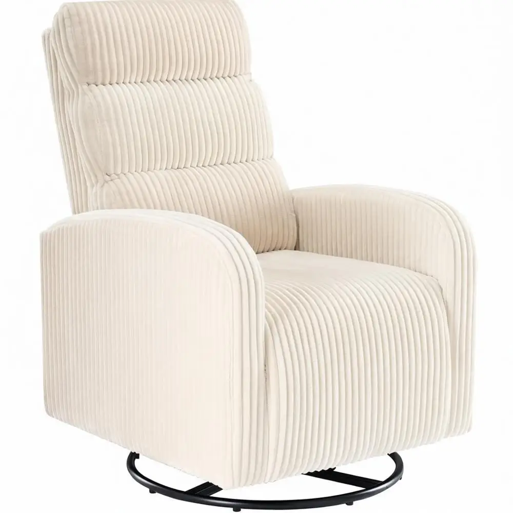 

Поворотное кресло для детской комнаты, удобное кресло-качалка для спальни, утолщенная подушка сиденья, диван с высокой спинкой, для гостиной, детской, читального зала, B