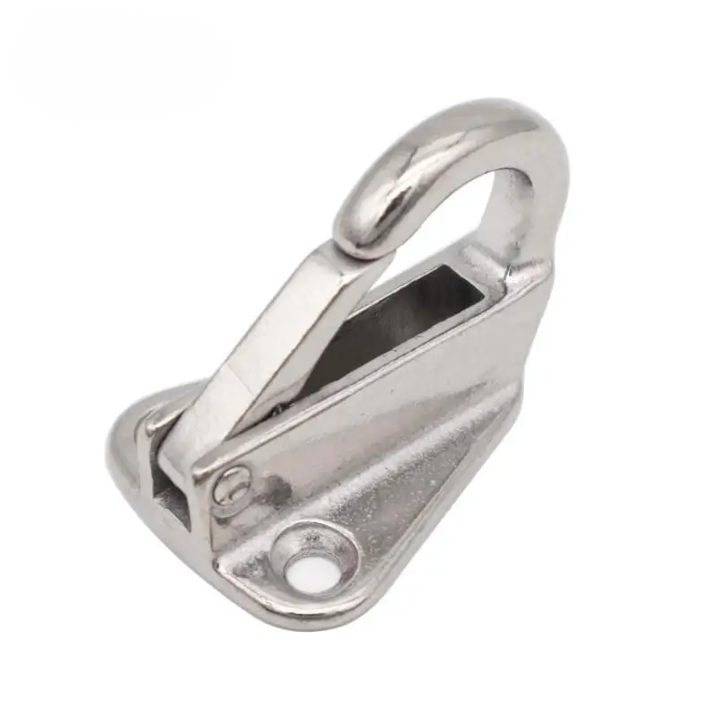 1PCS Marine 316 Stainless Steel Spring Snap Fending Hook  Boat Hardware Marine Boat Spring Locked  Hooks Ready Stock