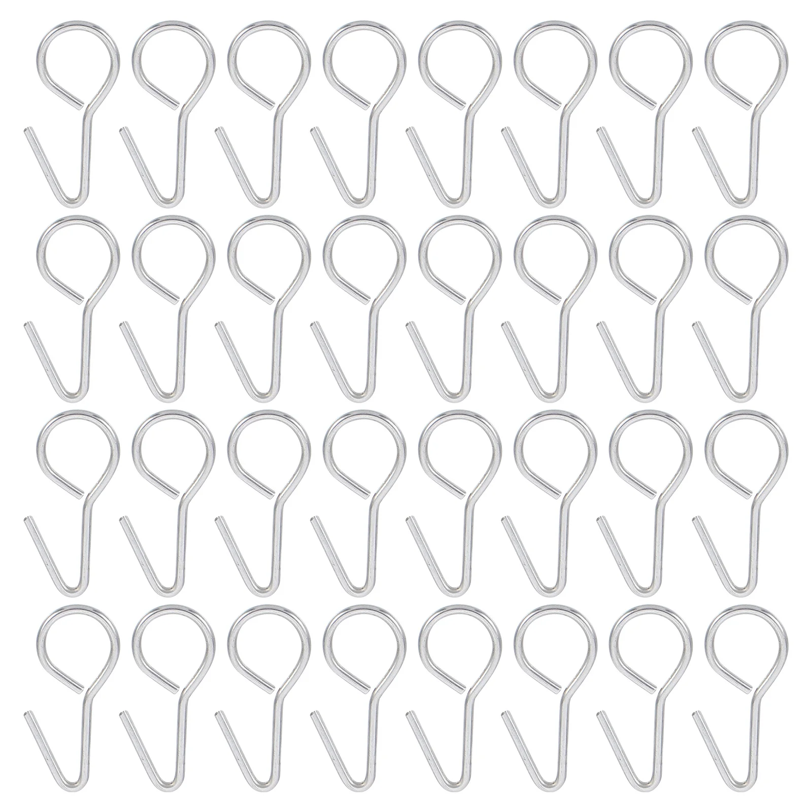 100 قطعة خطافات تثبيت فولاذية لأغطية مقاعد السيارة على شكل حرف S متعددة الوظائف شماعات تثبيت السيارات أداة تركيب احترافية