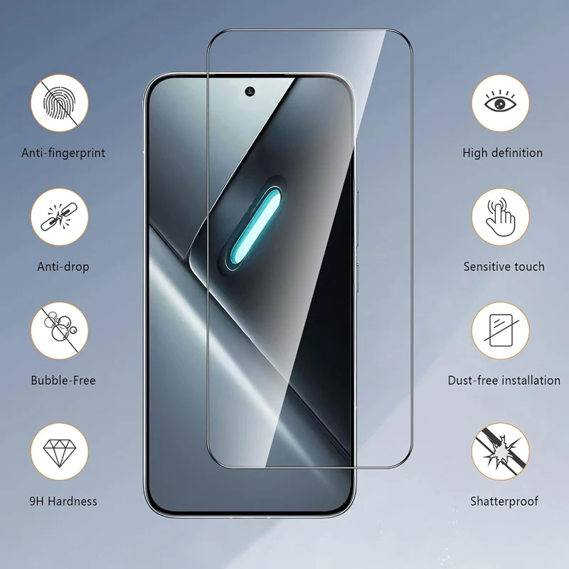 4PCS Tempered Glass for Xiaomi Poco F8 X8 Pro Max F8 Ultra Protective 2.5D 9H Transparent Screen Protector Film Glass For X8 Pro