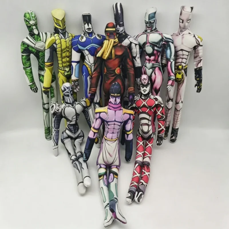 2026 28CM Bizarre Adventure Star Platinum The White Snake Abstract Rat Plush Doll With Wire Frame Poseable No White Edges