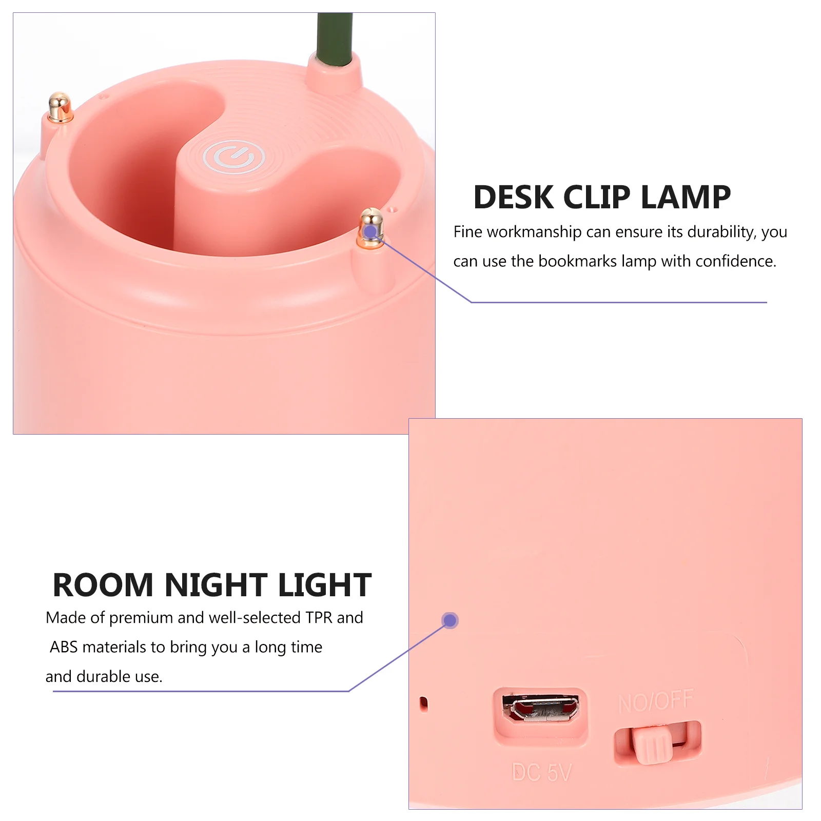 

1 set Charging Eye Protection Desk Lamp Bendable Modern Design For Reading Study Jewelry Craft Work Skin Care Premium Material