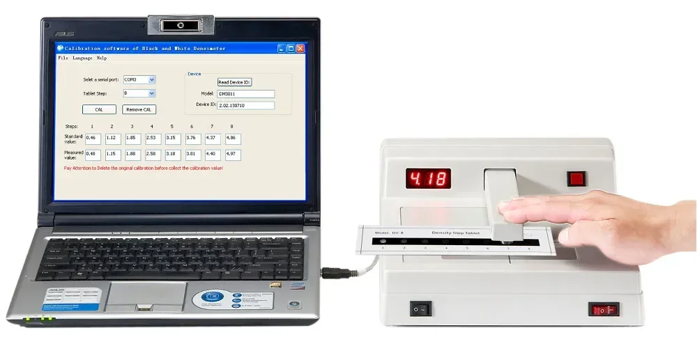 Densitômetro portátil de filme de radiografia de transmissão NDT digital