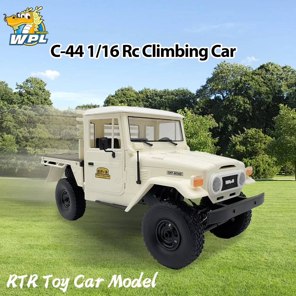 

WPL C-44 2.4G Full Scale Four-Wheel Drive Remote Control Car 1/16 Rc Climbing Car Desert Off-Road for Adult Kid Model Toy Car