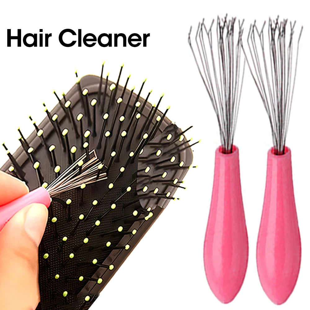 Comb Brush Cleaner Mini Hair Cleaner Broken Hair Fur Remover Delicate Handle Embeded Cleaning Brush Tool for Removing Hair Dust