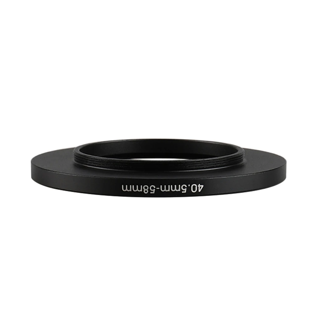 Aluminium schwarz Step Up Filter ring 40,5 mm-58mm 40,5-58mm 40,5 bis 58 Adapter Objektiv adapter für Canon Nikon Sony DSLR Kamera objektiv