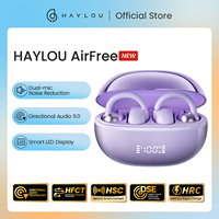 HAYLOU AirFree Ear Clip Earphones Bluetooth 5.4 Wireless Earbuds Dual-mic AI Noise Reduction Sports Headphones Smart LED Display