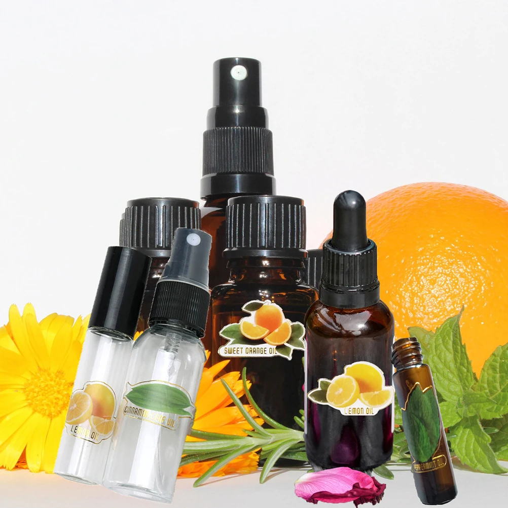 10 hojas EssentialOilBottleStickers botella aceite esencial etiquetas adhesivas etiquetas etiquetas adhesivas botellas de comida carpetaTagSet