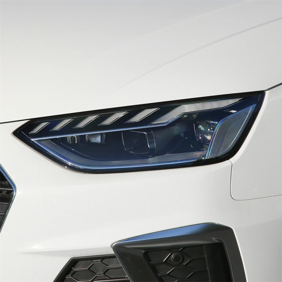 

For Audi A4 2020 2021 Accessories Cars Lampcover Caps Headlamp Cover Lens Car Front Headlight Lens Cover Lights Shell