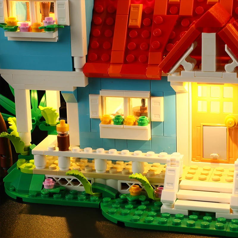 مجموعة إضاءة LED ممتازة يمكنك صنعها بنفسك لـ Lego 43268 (إضاءة LED فقط، بدون نموذج كتل) تفتيح إبداعيك