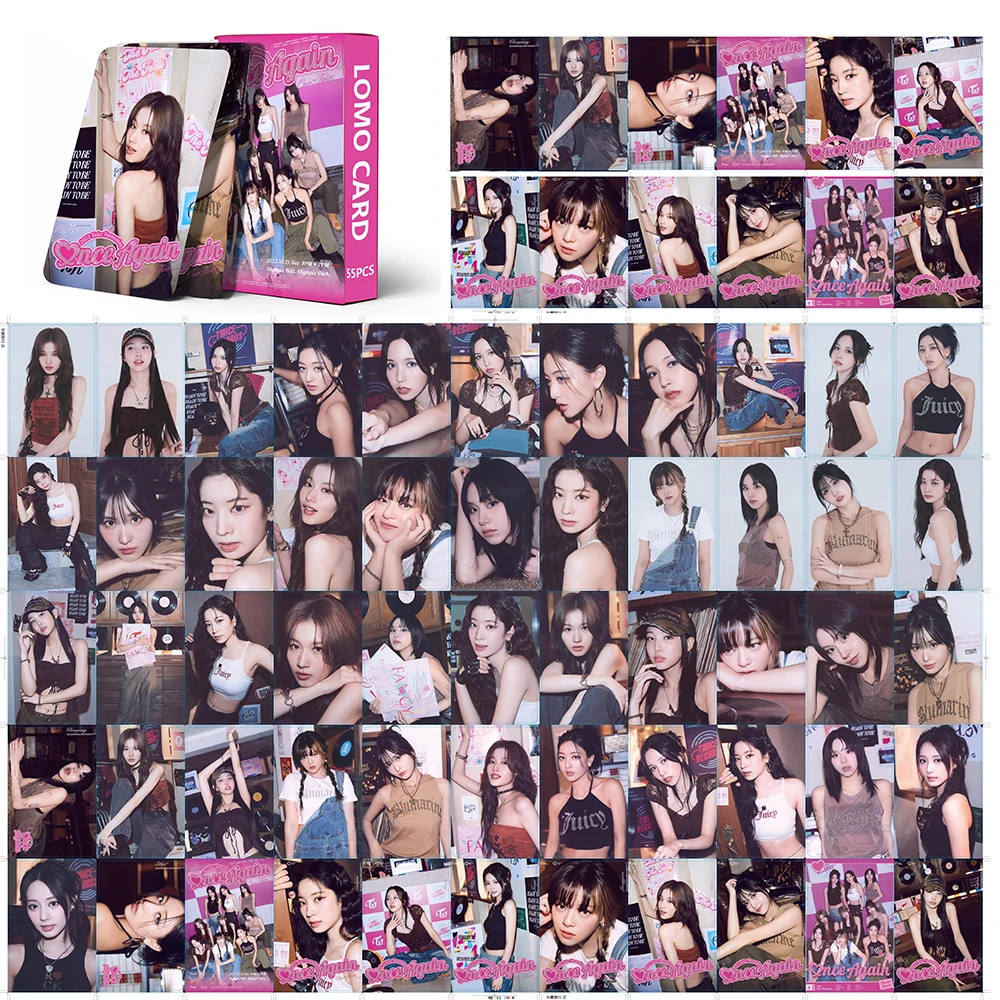 55pcs/set Photocard New Album The Feels High quality HD Photo LOMO Card Pictures Fans Gift