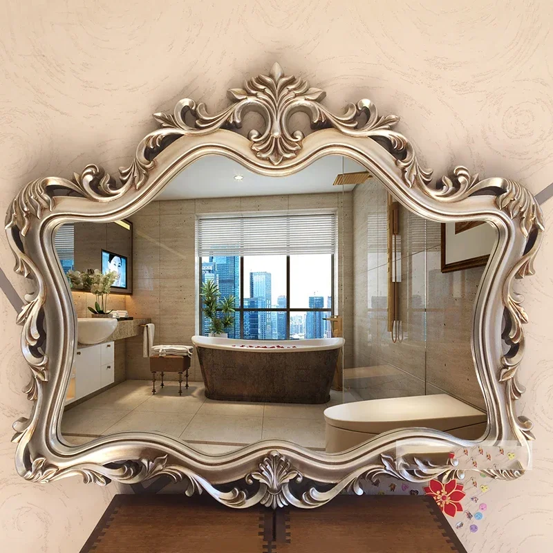 Shower Mirror Vintage Home Decor Big Desk Mirrors With Light Irregular Modern Decoration Recuerdos Bautizo Full Body Makeup Wall