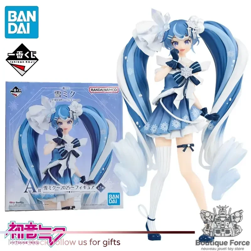 

BANDAI Ichiban Kuji SNOW MIKU Third Season A Reward Hatsune Miku PVC Figure 18cm Anime Model Toy Collectible Official