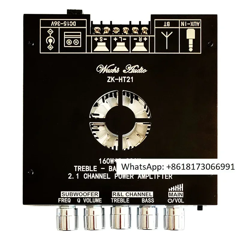 

HT21 upgraded APP 2.1 channel TDA7498E Bluetooth amplifier module subwoofer 160Wx2+220W